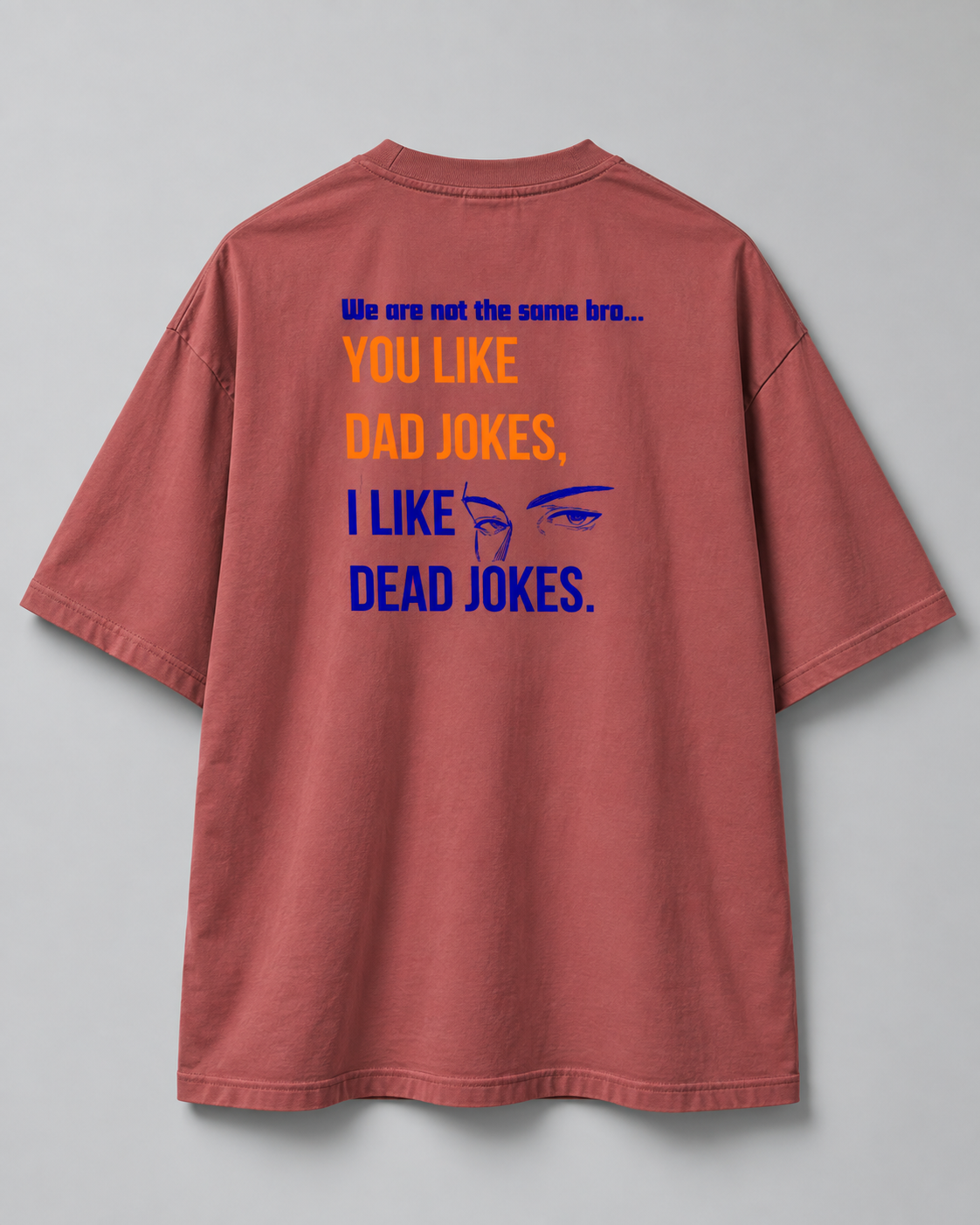 Dad vs Dead Unisex Oversized Tee