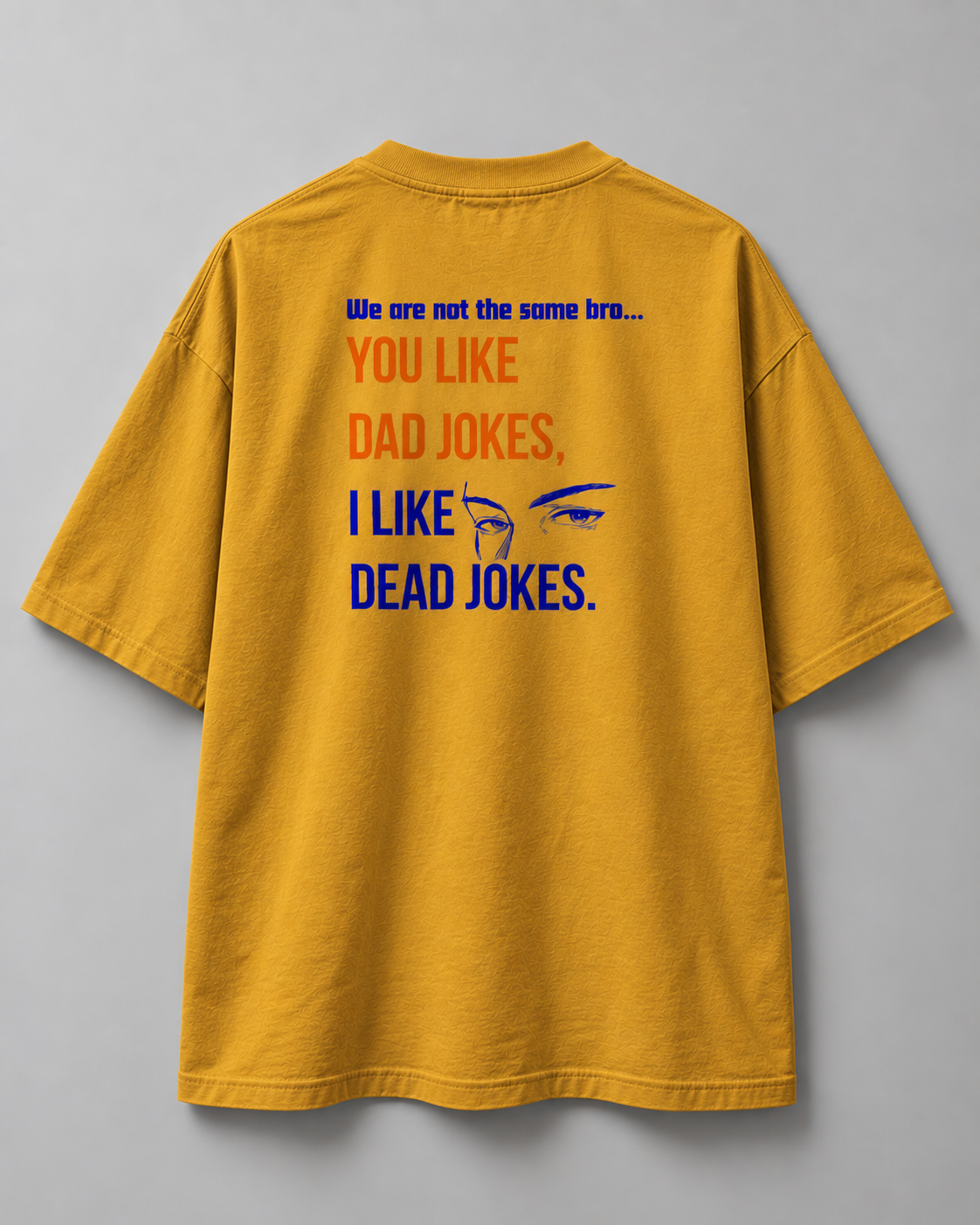 Dad vs Dead Unisex Oversized Tee