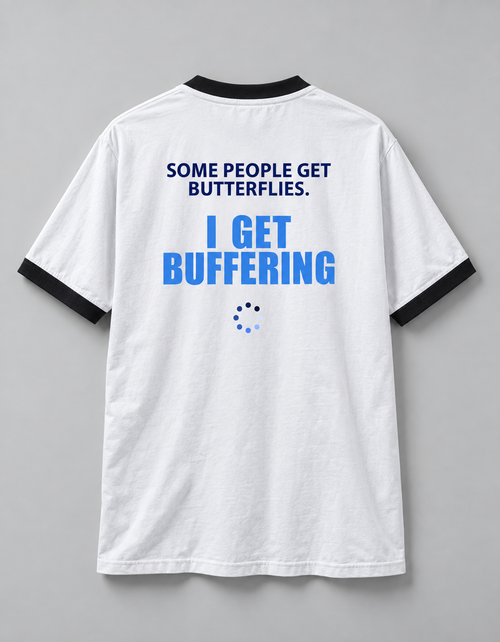 Buffering - Unisex Ringer Tee