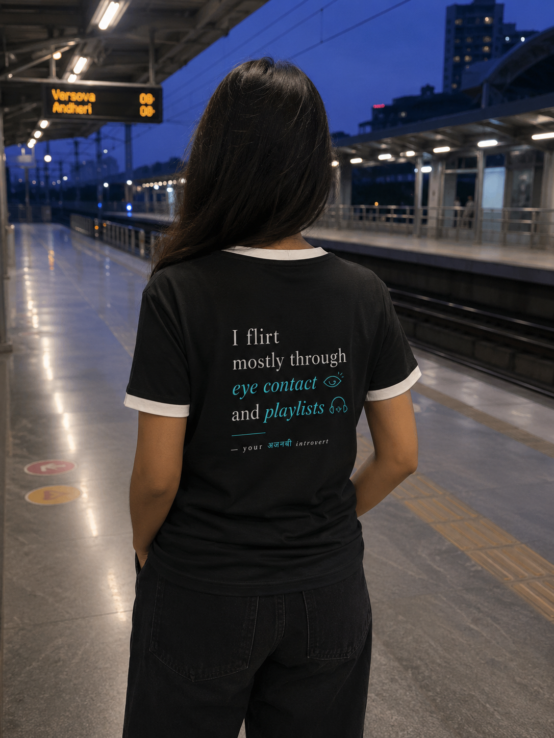 Shy Rizz – Unisex Ringer Tee