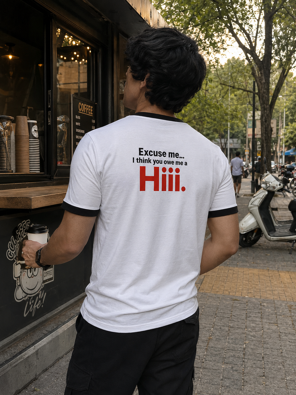 Social Debt – Unisex Ringer Tee
