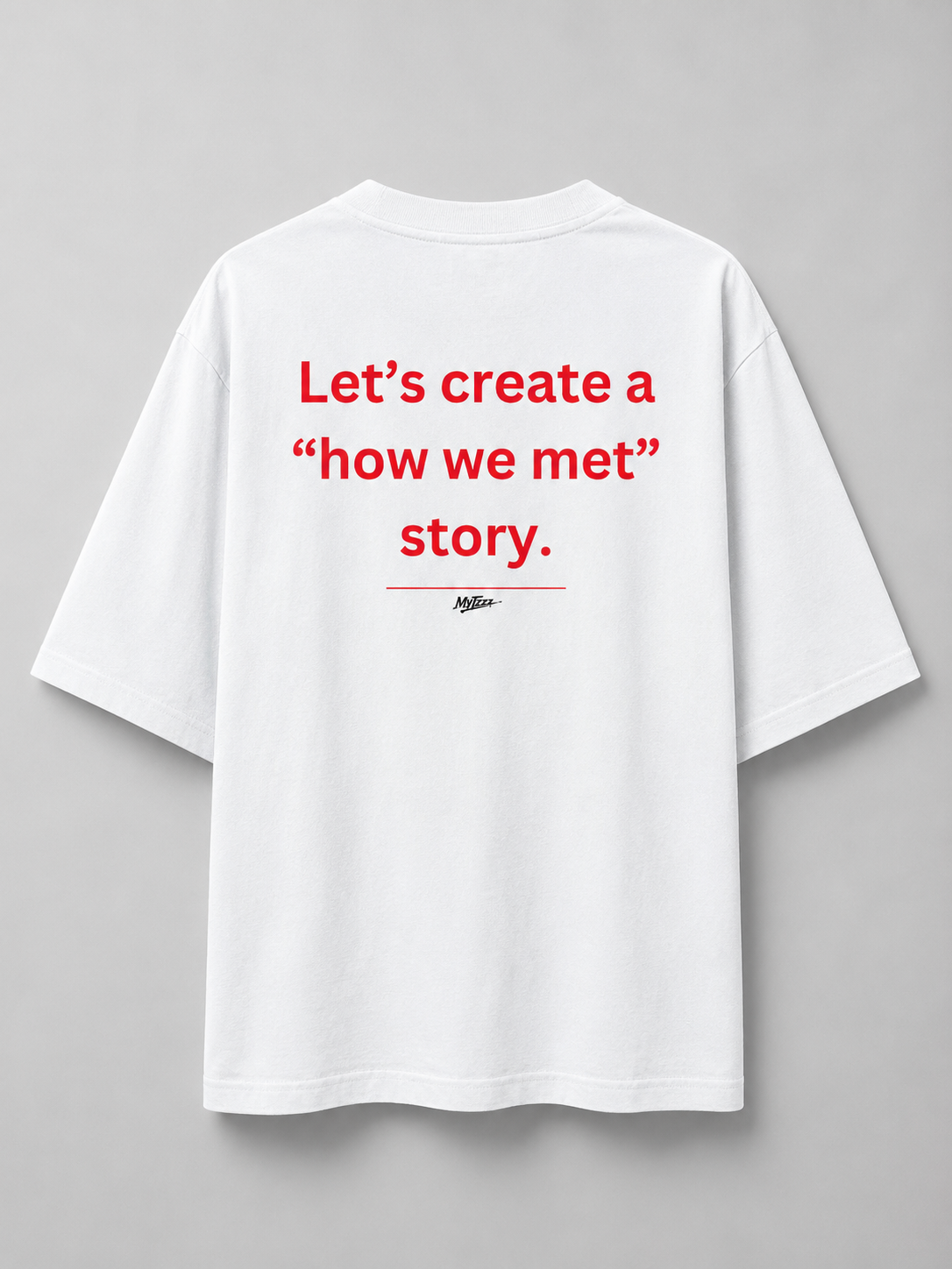Meet Cute – Unisex Oversized Tee