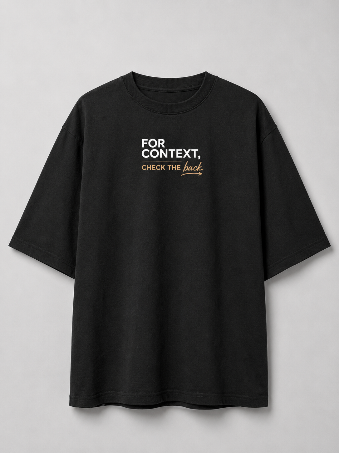 Plot Twist – Unisex Oversized Tee