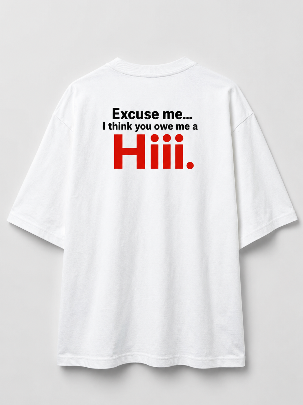 Social Debt – Unisex Oversized Tee