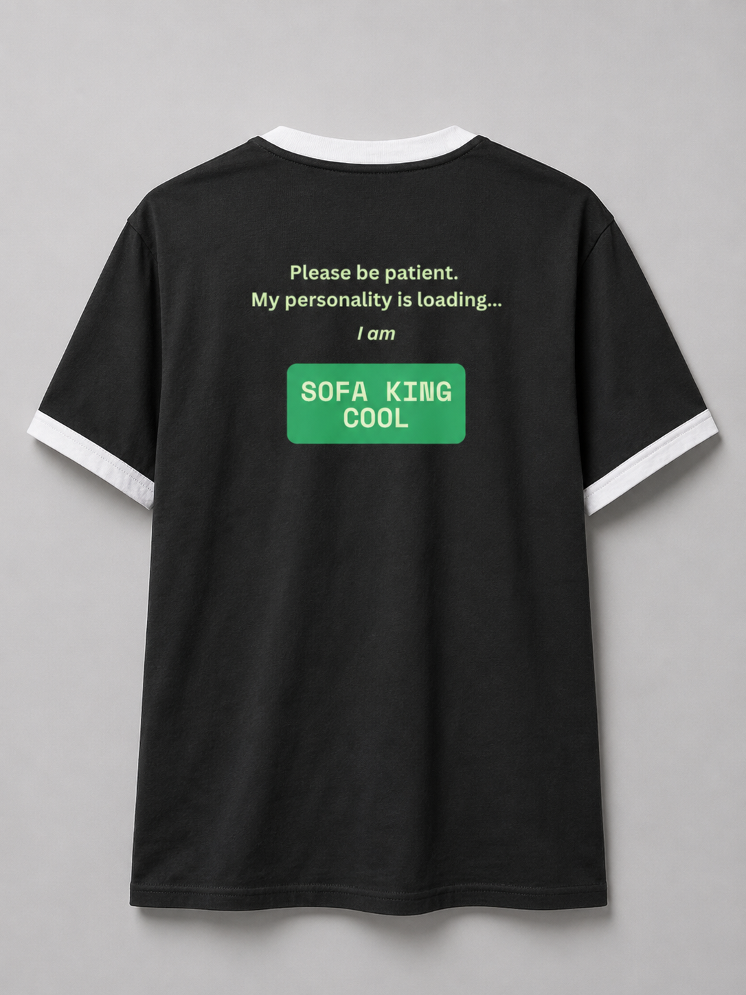 Sofa King Cool – Unisex Ringer Tee